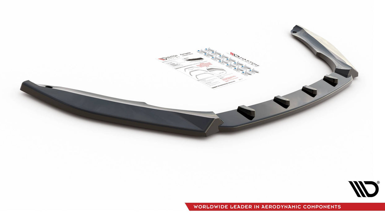 Maxton Design Front Splitter V.2 Skoda Octavia RS Mk3 Facelift