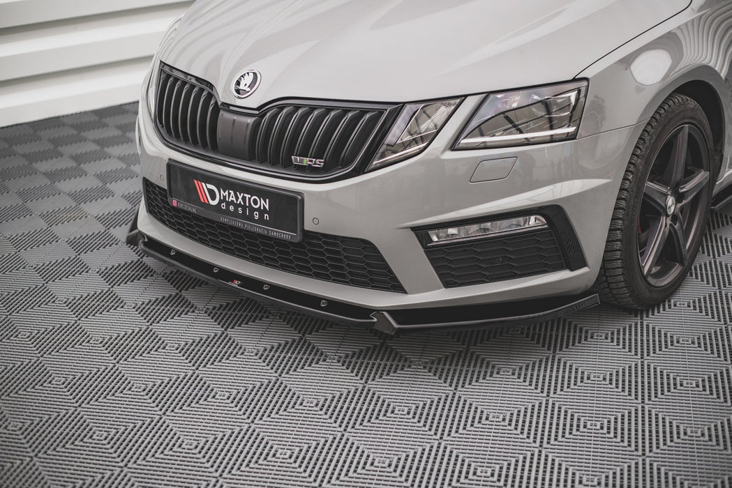 Maxton Design Front Splitter V.2 Skoda Octavia RS Mk3 Facelift