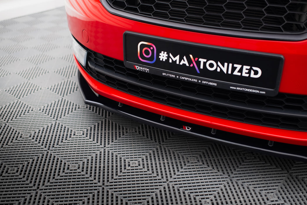 Maxton Design Front Splitter V.2 Skoda Rapid