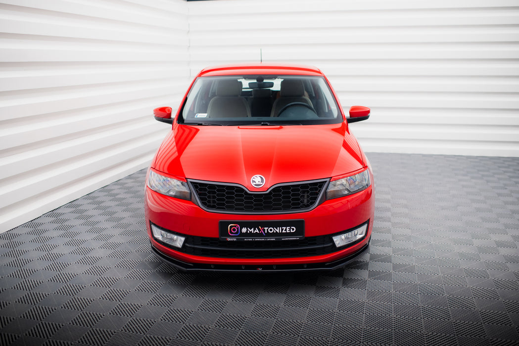 Maxton Design Front Splitter V.2 Skoda Rapid