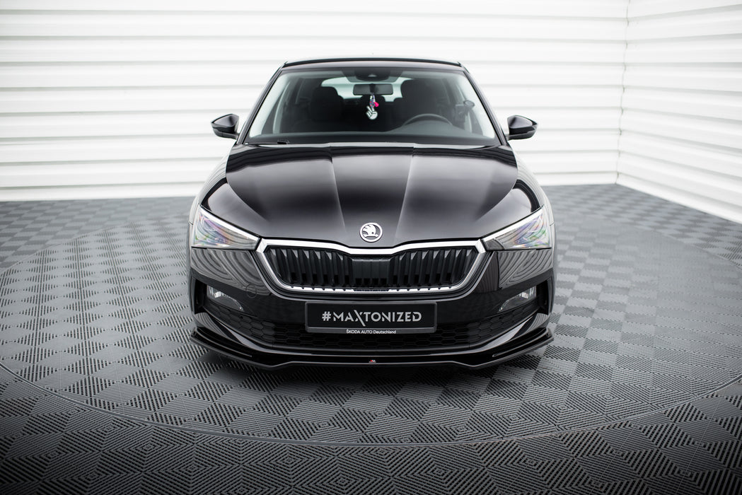 Maxton Design Front Splitter V.2 Skoda Scala