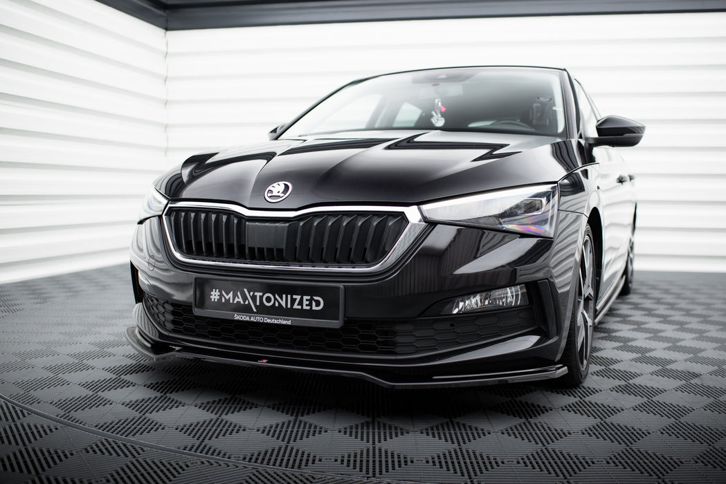 Maxton Design Front Splitter V.2 Skoda Scala