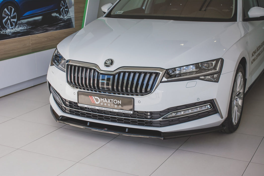 Maxton Design Front Splitter V.2 Skoda Superb Liftback / Combi Mk3 Facelift