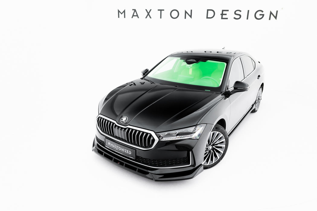 Maxton Design Front Splitter V.2 Skoda Superb Mk4