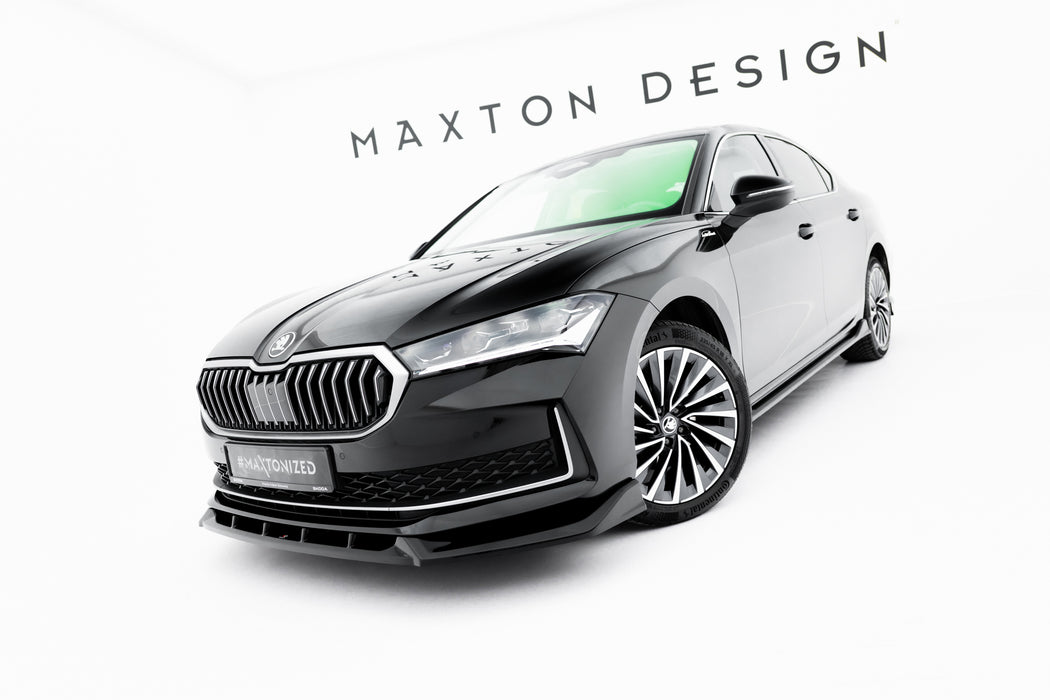 Maxton Design Front Splitter V.2 Skoda Superb Mk4