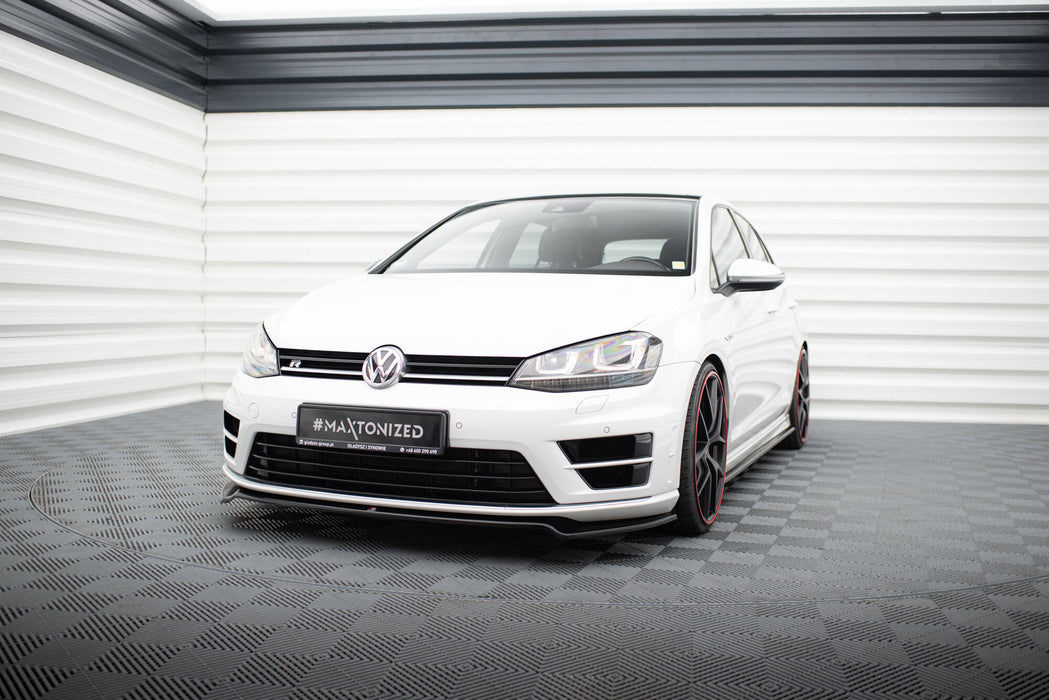 Maxton Design Front Splitter V.2 VW Golf 7 R / R-Line