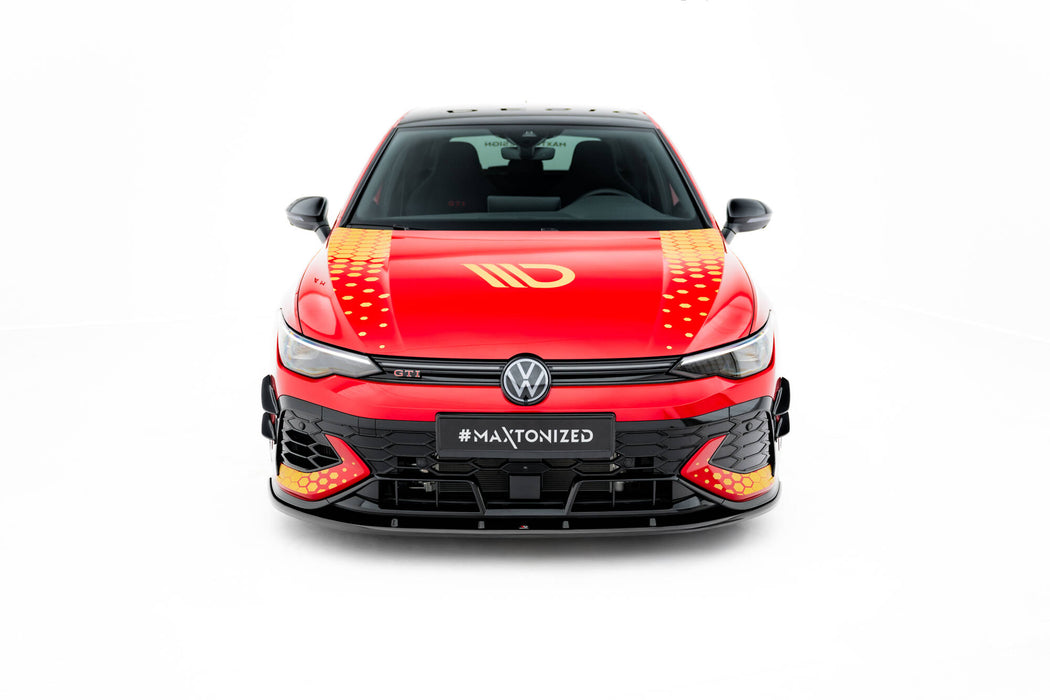 Maxton Design Front Splitter V.2 Volkswagen Golf GTI Clubsport Mk8 Facelift