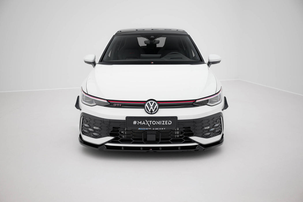 Maxton Design Front Splitter V.2 Volkswagen Golf GTI / GTE / R-Line Mk8 Facelift