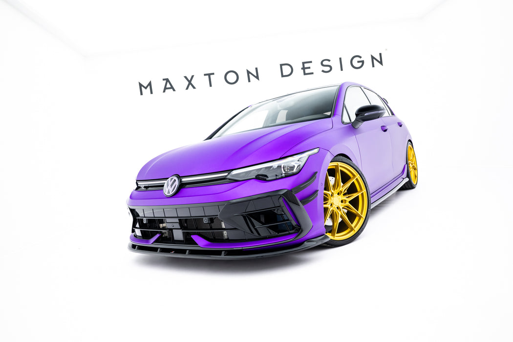 Maxton Design Front Splitter V.2 Volkswagen Golf R Mk8 Facelift