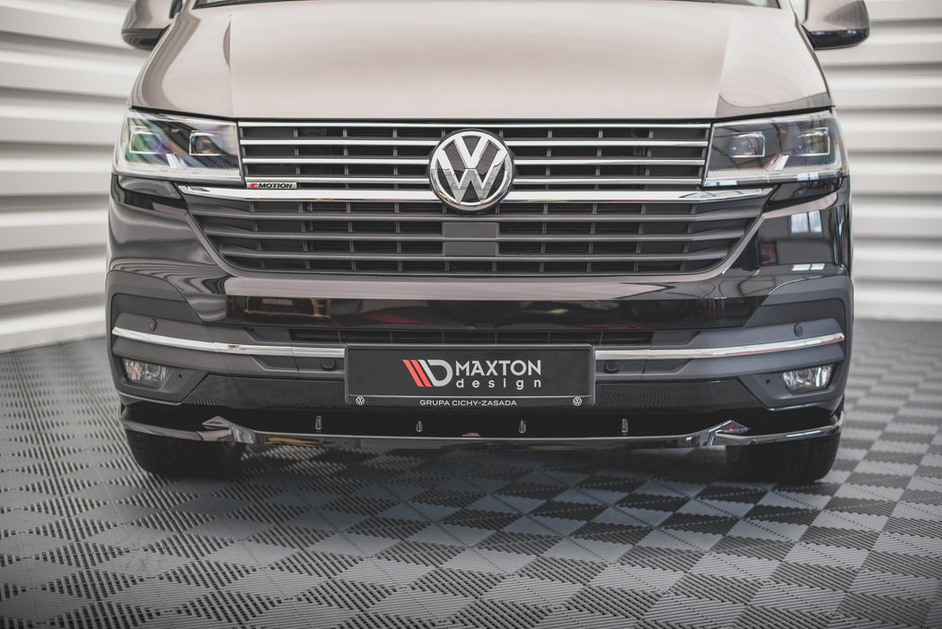 Maxton Design Front Splitter V.2 Volkswagen T6 Facelift