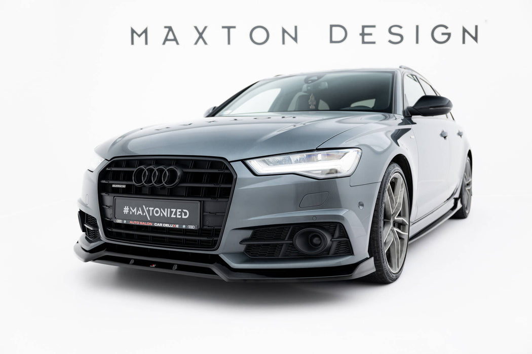 Maxton Design Front Splitter V.3 Audi A6 / A6 C7 S-line/ S6 C7 Facelift