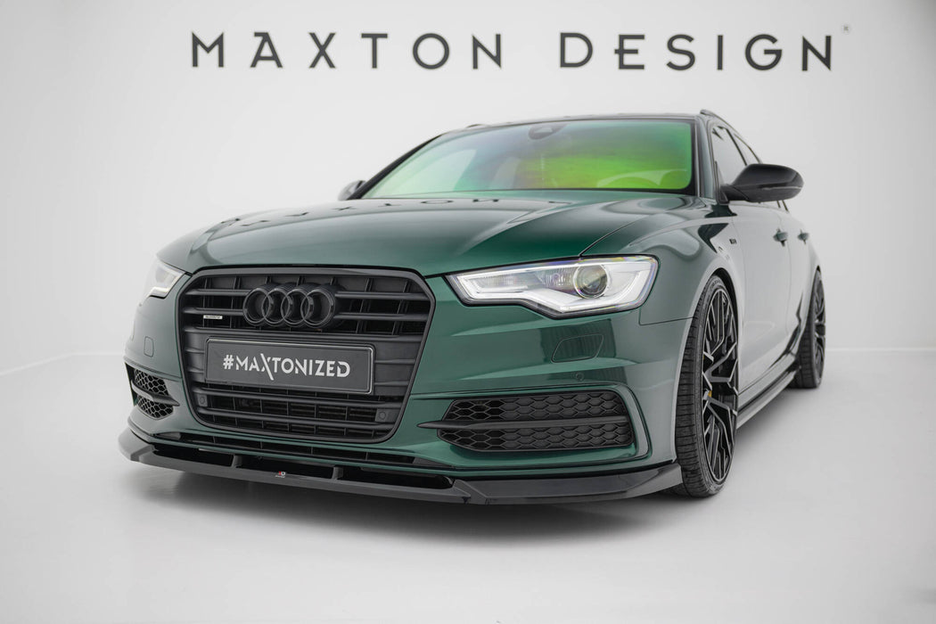 Maxton Design Front Splitter V.3 Audi A6 S-line / S6 C7