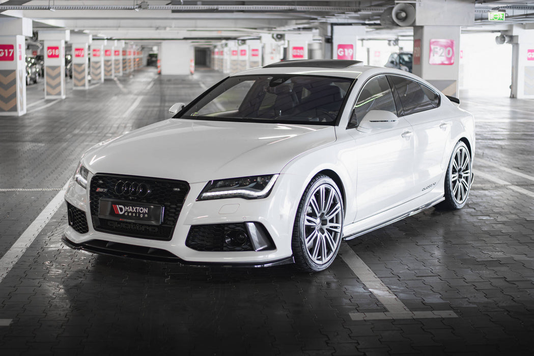 Maxton Design Front Splitter V.3 Audi RS7 C7