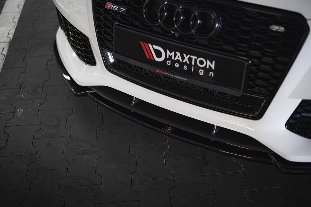 Maxton Design Front Splitter V.3 Audi RS7 C7