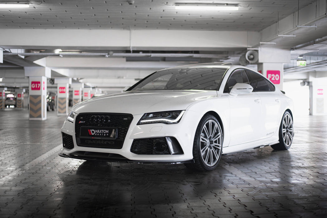 Maxton Design Front Splitter V.3 Audi RS7 C7