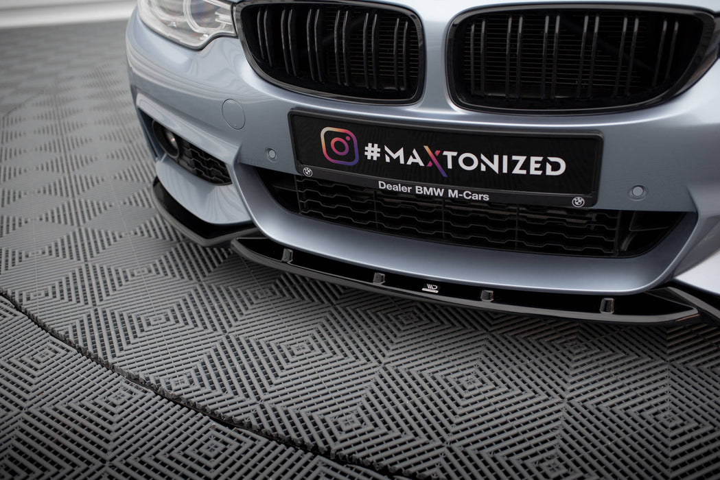 Maxton Design Front Splitter V.3 BMW 4 Coupe / Gran Coupe / Cabrio M-Pack F32 / F36 / F33