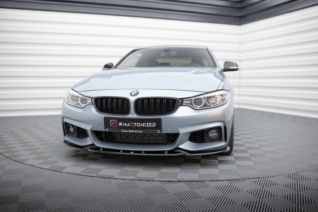 Maxton Design Front Splitter V.3 BMW 4 Coupe / Gran Coupe / Cabrio M-Pack F32 / F36 / F33