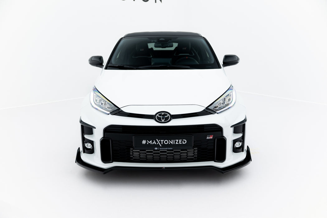 Maxton Design Front Splitter V.3 + Flaps Toyota GR Yaris Mk4