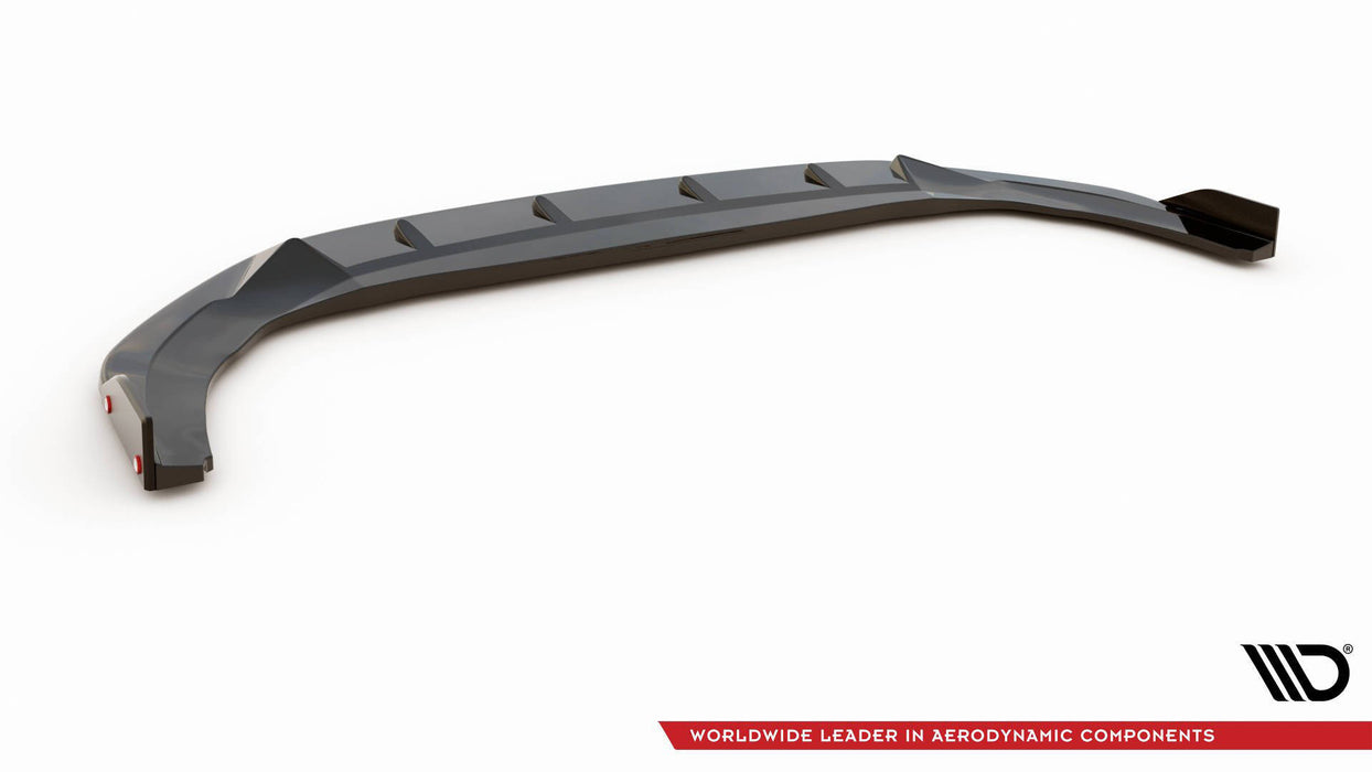 Maxton Design Front Splitter V.3 + Flaps Volkswagen Golf GTI / GTE / GTD / R-Line Mk8