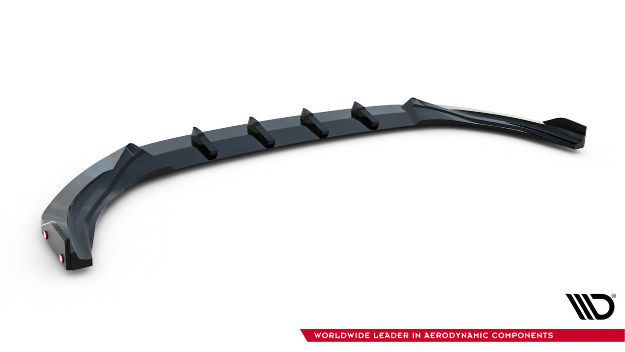 Maxton Design Front Splitter V.3 + Flaps Volkswagen Golf R Mk8 Facelift
