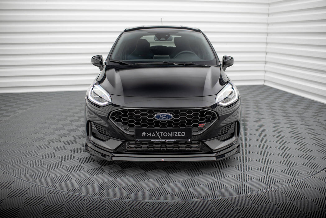 Maxton Design Front Splitter V.3 Ford Fiesta ST / ST-line Mk8 Facelift