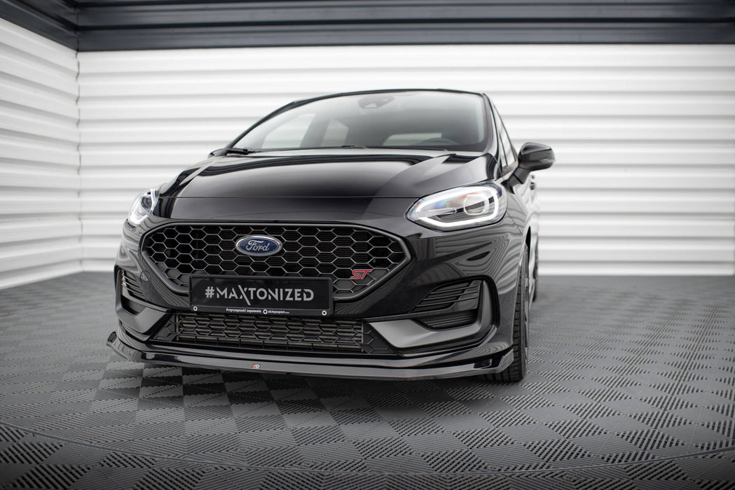 Maxton Design Front Splitter V.3 Ford Fiesta ST / ST-line Mk8 Facelift