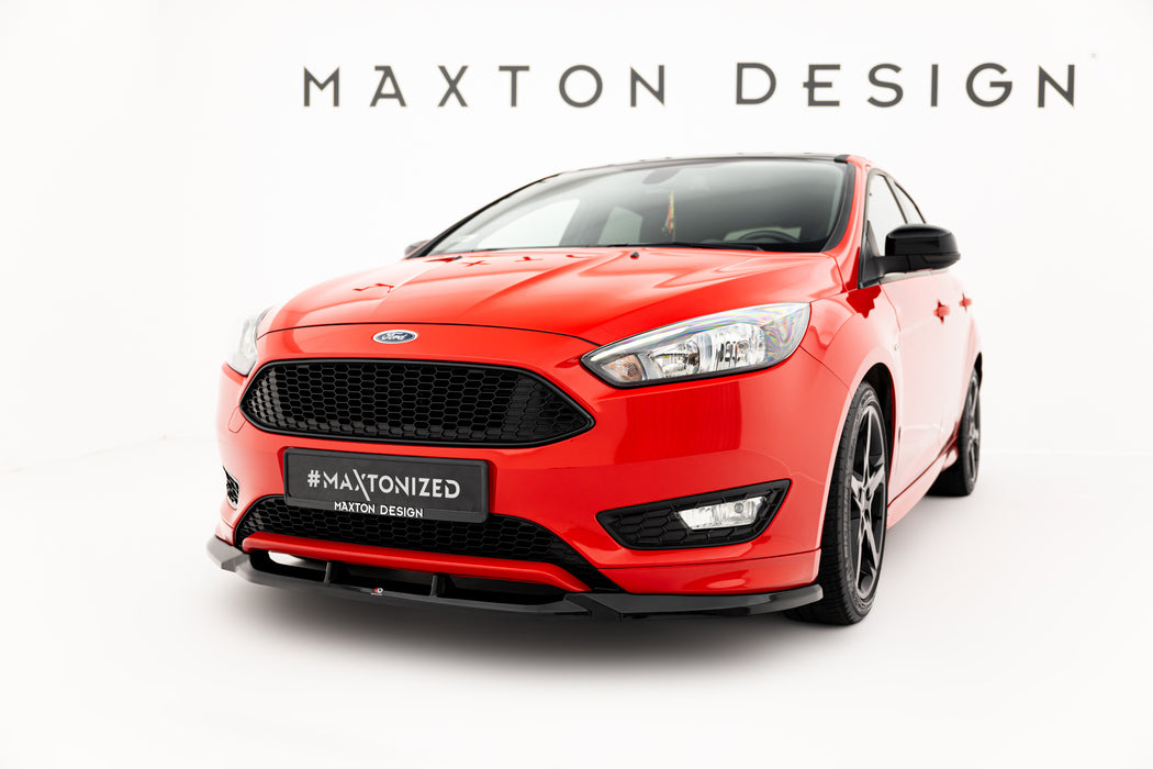 Maxton Design Front Splitter V.3 Ford Focus ST-Line Mk3 Facelift
