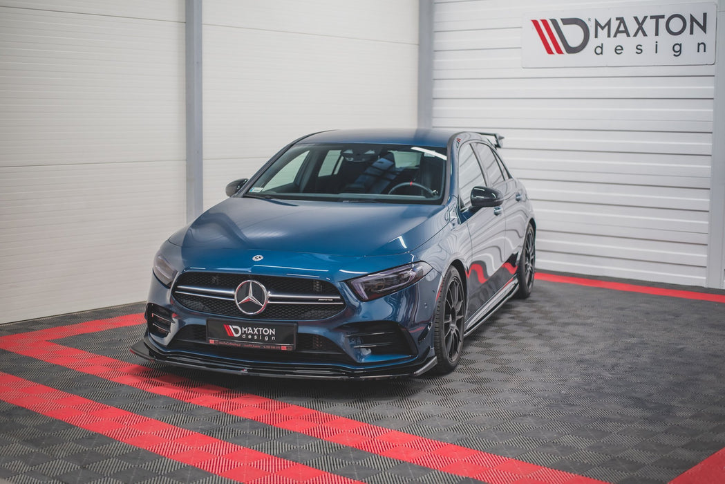 Maxton Design Front Splitter V.3 Mercedes A35 AMG Aero W177