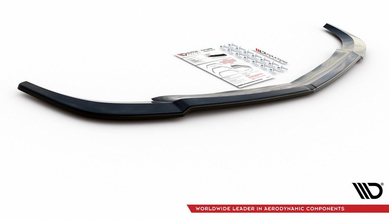 Maxton Design Front Splitter V.3 Mercedes-Benz C Coupe / Sedan / Estate  AMG-Line C204 / W204 Facelift / S204 Facelift
