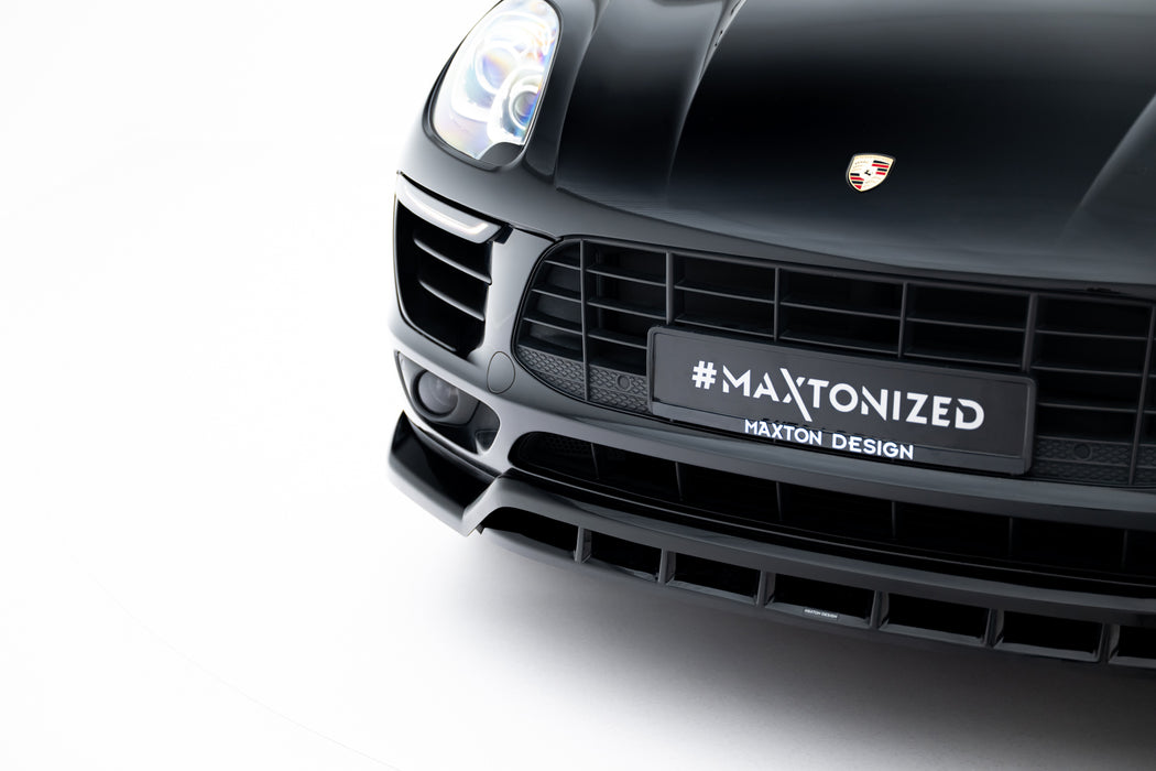 Maxton Design Front Splitter V.3 Porsche Macan Mk1