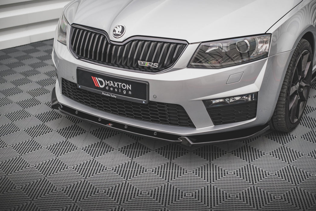 Maxton Design Front Splitter V.3 Skoda Octavia RS Mk3