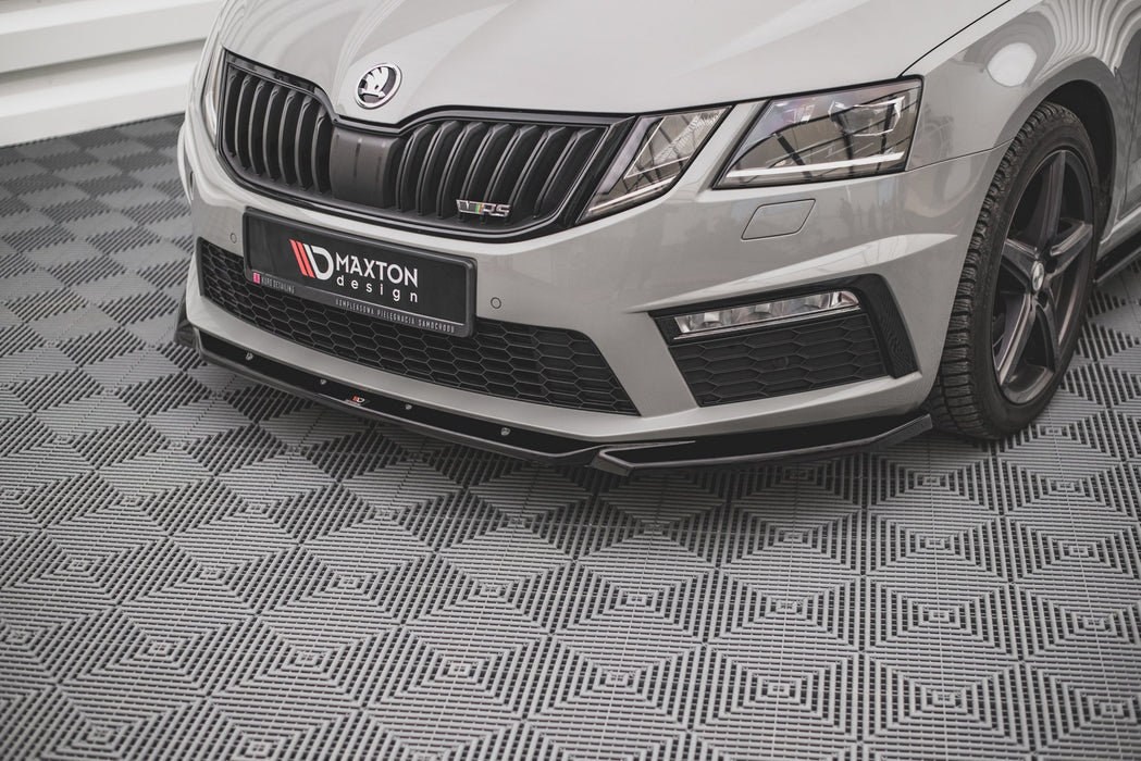 Maxton Design Front Splitter V.3 Skoda Octavia RS Mk3 Facelift
