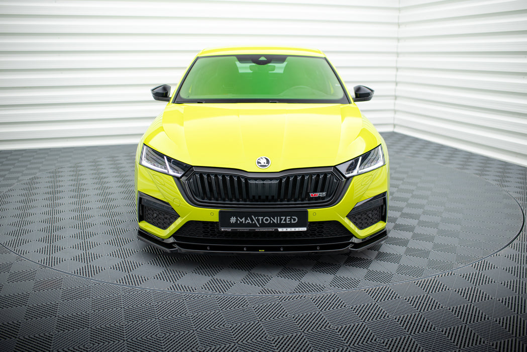 Maxton Design Front Splitter V.3 Skoda Octavia RS Mk4