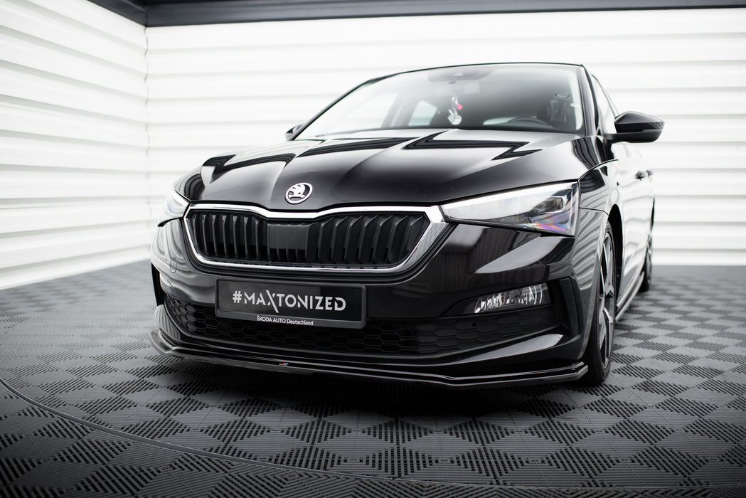 Maxton Design Front Splitter V.3 Skoda Scala