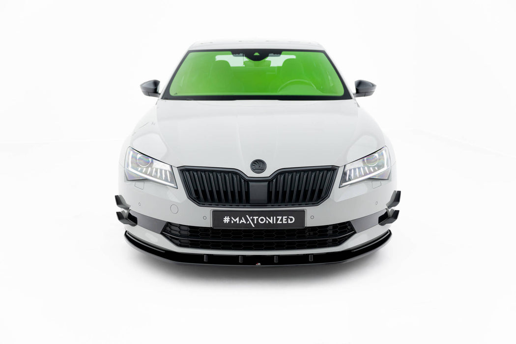 Maxton Design Front Splitter V.3 Skoda Superb Liftback / Combi Mk3