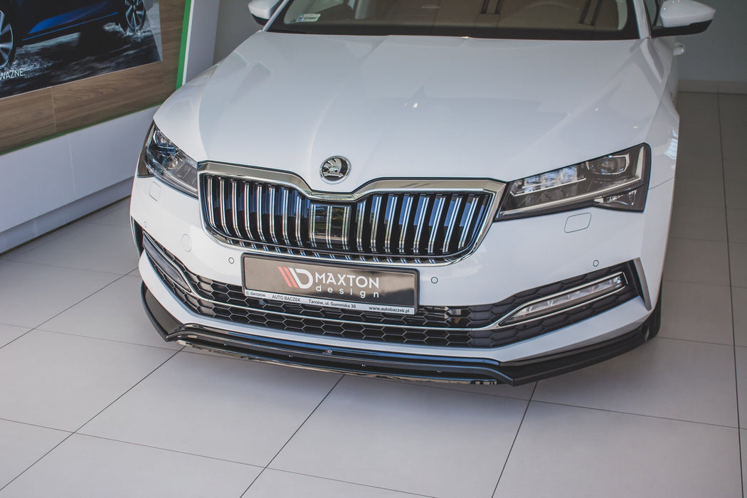 Maxton Design Front Splitter V.3 Skoda Superb Liftback / Combi Mk3 Facelift