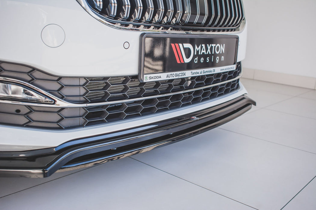 Maxton Design Front Splitter V.3 Skoda Superb Liftback / Combi Mk3 Facelift