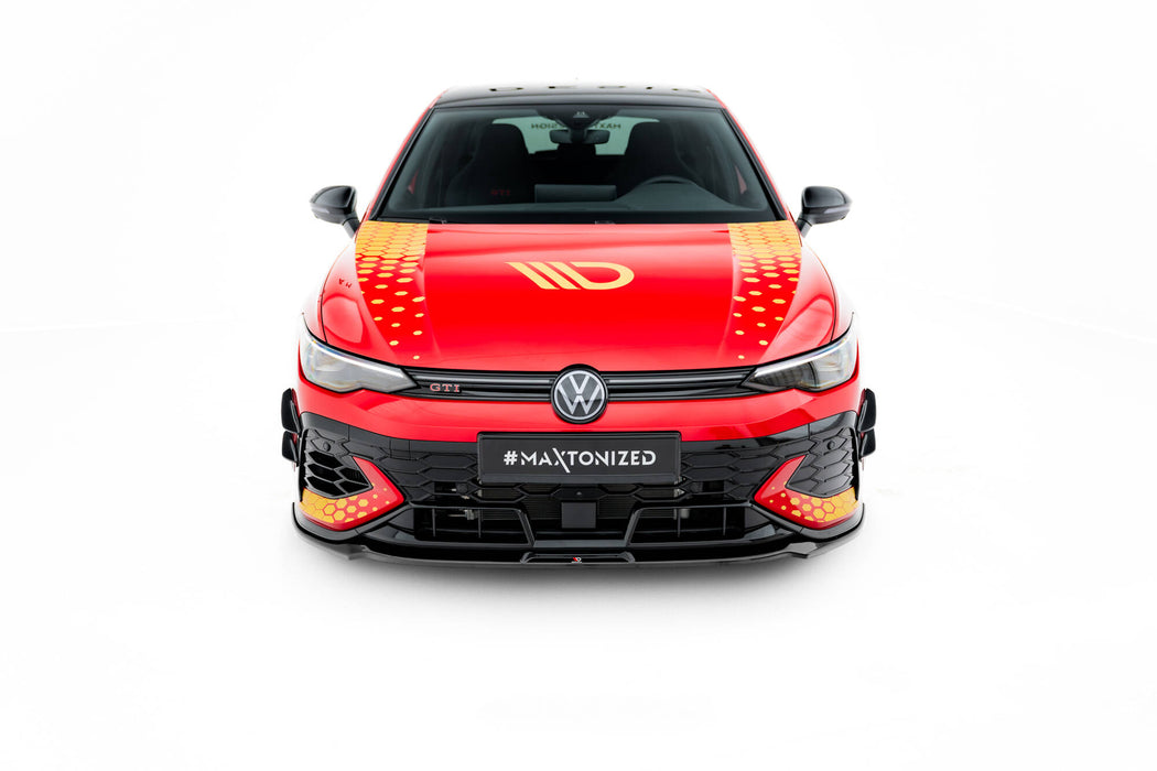Maxton Design Front Splitter V.3 Volkswagen Golf GTI Clubsport Mk8 Facelift