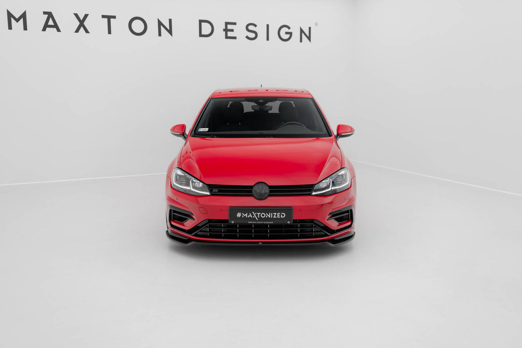 Maxton Design Front Splitter V.3 Volkswagen Golf R / R-Line Mk7 Facelift