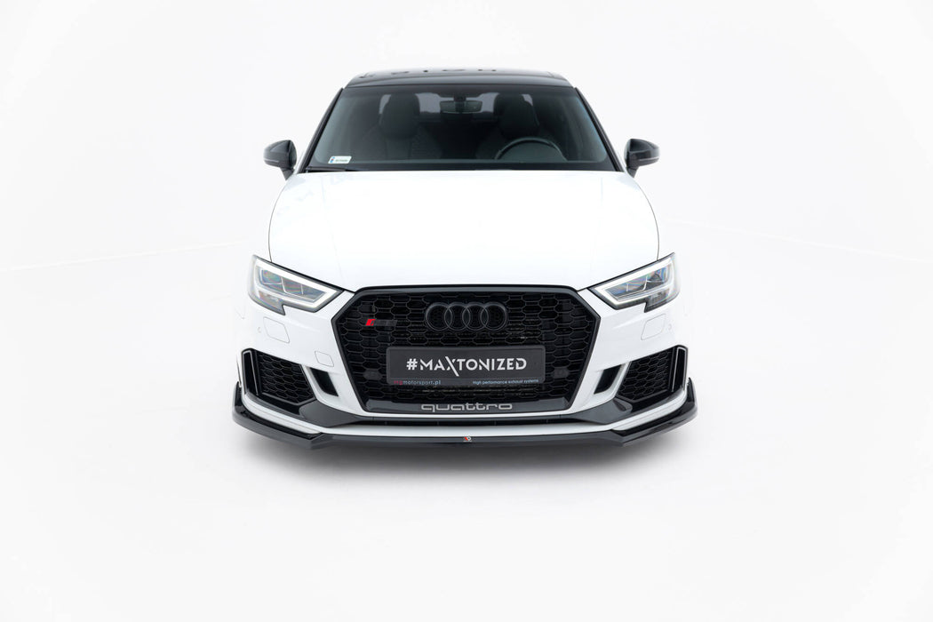Maxton Design Front Splitter V.4 Audi RS3 Sedan 8V Facelift