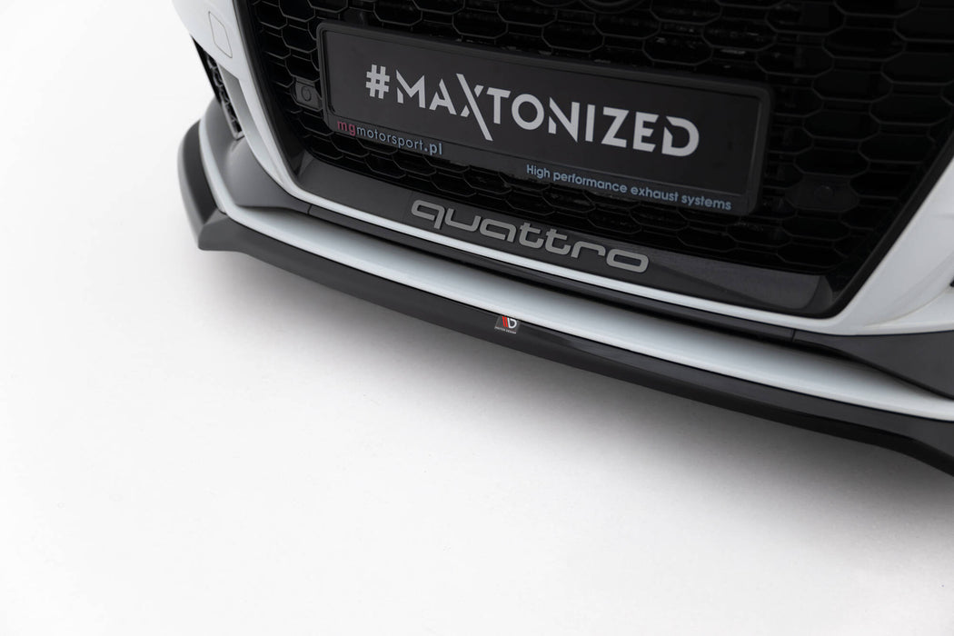 Maxton Design Front Splitter V.4 Audi RS3 Sedan 8V Facelift