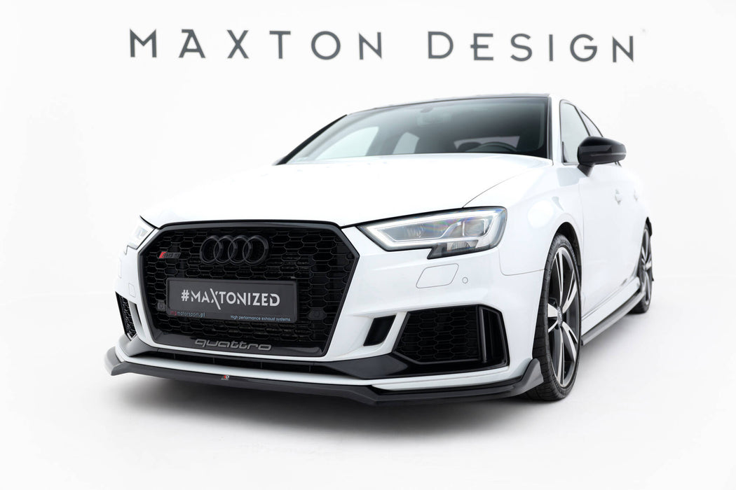 Maxton Design Front Splitter V.4 Audi RS3 Sedan 8V Facelift