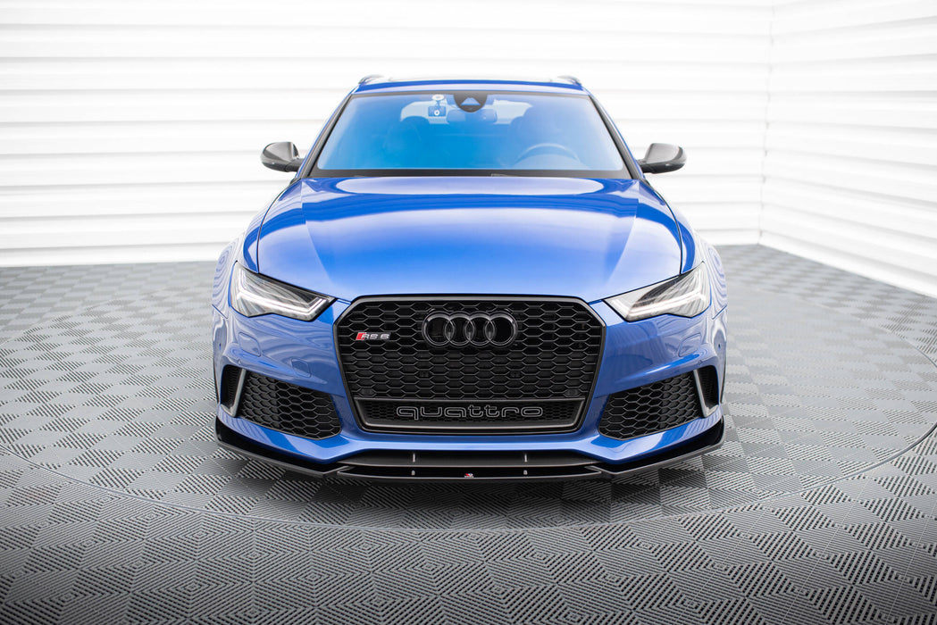 Maxton Design Front Splitter V.4 Audi RS6 C7 / C7 Facelift