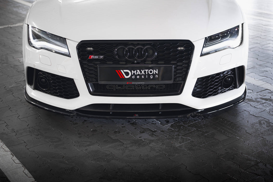 Maxton Design Front Splitter V.4 Audi RS7 C7