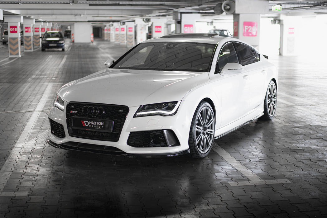 Maxton Design Front Splitter V.4 Audi RS7 C7