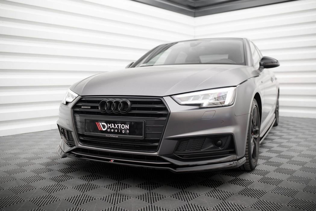 Maxton Design Front Splitter V.4 Audi S4 / A4 S-Line B9