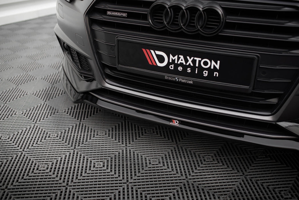 Maxton Design Front Splitter V.4 Audi S4 / A4 S-Line B9