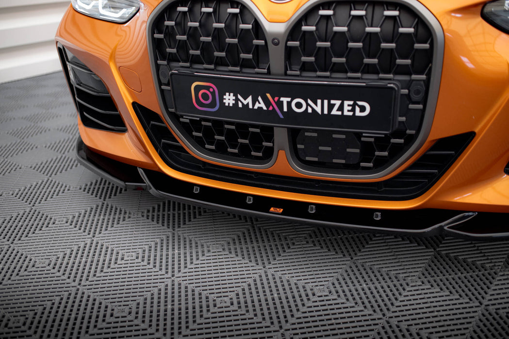 Maxton Design Front Splitter V.4 BMW 4 M-Pack / M440i G22 / G23 / G22 Facelift / G23 Facelift