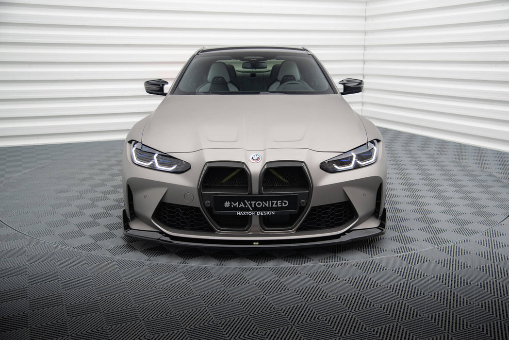 Maxton Design Front Splitter V.4 CSL Look BMW M4 G82 / G82 Facelift