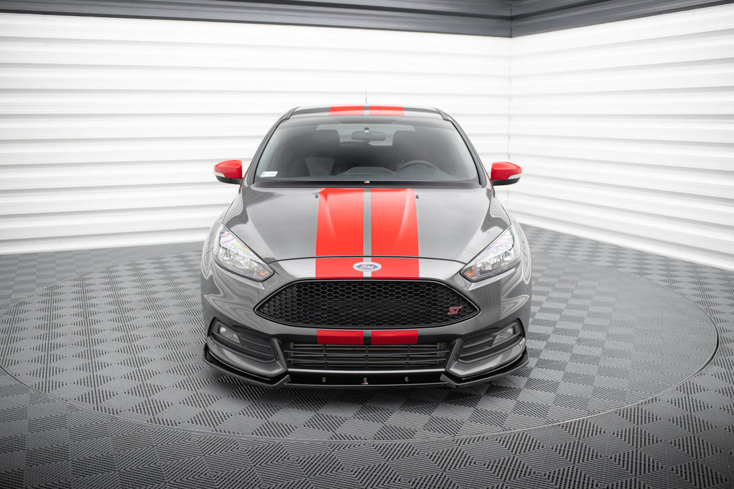 Maxton Design Front Splitter V.4 Ford Focus ST Mk3 Facelift